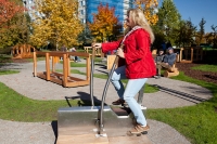 Park/hřiště pro seniory - Boxing bike, Praha, Dps Janovská